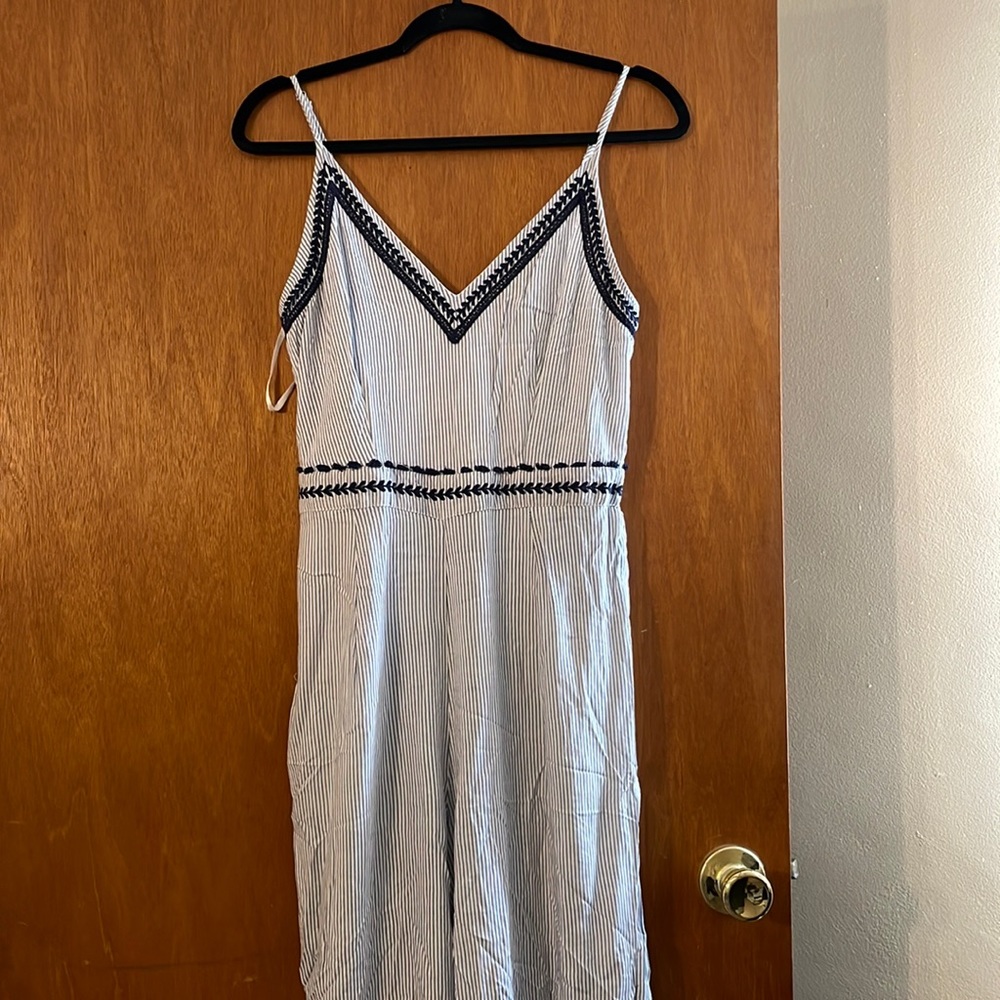 Light blue jumpsuit